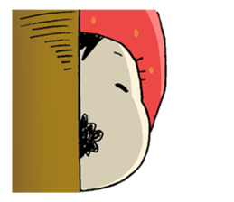 It curly hair sticker #10580785