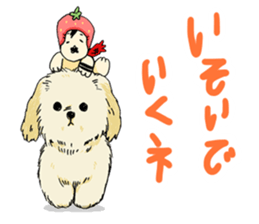It curly hair sticker #10580787