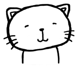 cat crying and ask sticker #10580888