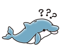 Sticker of a cute dolphin <vol.2> sticker #10581032
