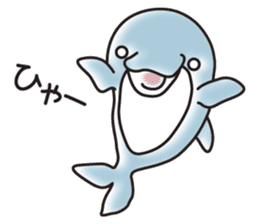 Sticker of a cute dolphin <vol.2> sticker #10581034