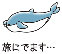 Sticker of a cute dolphin <vol.2> sticker #10581038