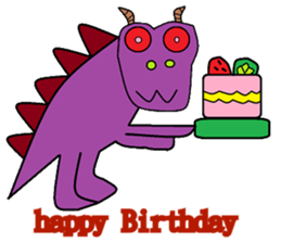 Dinosaur children living articles sticker #10581121