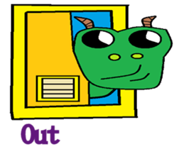 Dinosaur children living articles sticker #10581126