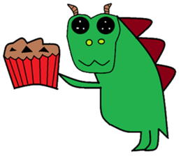 Dinosaur children living articles sticker #10581131