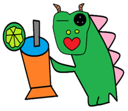 Dinosaur children living articles sticker #10581135