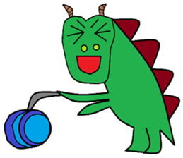 Dinosaur children living articles sticker #10581138