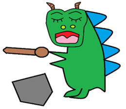 Dinosaur children living articles sticker #10581144