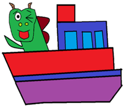 Dinosaur children living articles sticker #10581150