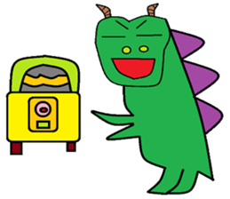 Dinosaur children living articles sticker #10581151