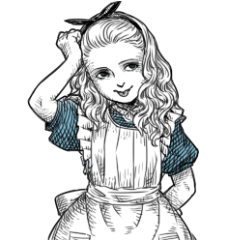 Alice in Sticker land