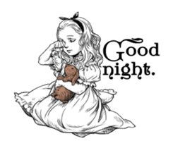 Alice in Sticker land sticker #10581481