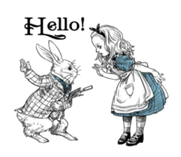 Alice in Sticker land sticker #10581482
