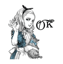 Alice in Sticker land sticker #10581484