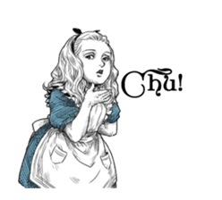 Alice in Sticker land sticker #10581487