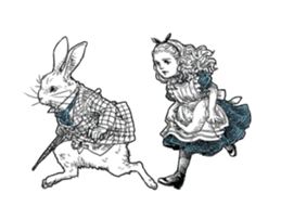 Alice in Sticker land sticker #10581491