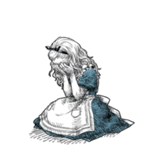 Alice in Sticker land sticker #10581494