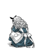 Alice in Sticker land sticker #10581500