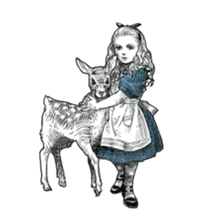 Alice in Sticker land sticker #10581503