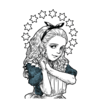 Alice in Sticker land sticker #10581505