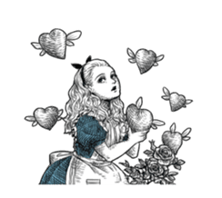 Alice in Sticker land sticker #10581506