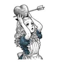 Alice in Sticker land sticker #10581507