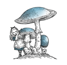 Alice in Sticker land sticker #10581508