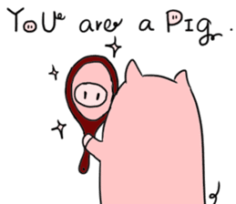 Hello Pig pork sticker #10581846