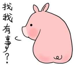 Hello Pig pork sticker #10581854