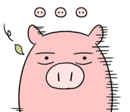 Hello Pig pork sticker #10581872
