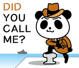 Hard boiled Panda(English version2) sticker #10582120