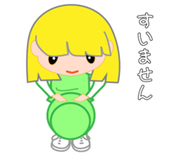 Japanese caddie named Candy 3 sticker #10582448