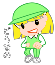 Japanese caddie named Candy 3 sticker #10582453