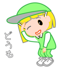 Japanese caddie named Candy 3 sticker #10582455