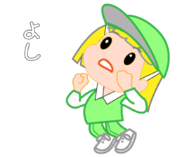 Japanese caddie named Candy 3 sticker #10582463