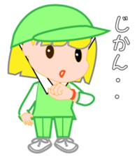 Japanese caddie named Candy 3 sticker #10582469