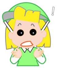 Japanese caddie named Candy 3 sticker #10582473