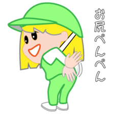 Japanese caddie named Candy 3 sticker #10582477