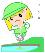 Japanese caddie named Candy 3 sticker #10582478