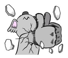 a modest koala sticker #10582680