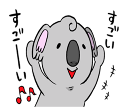 a modest koala sticker #10582694