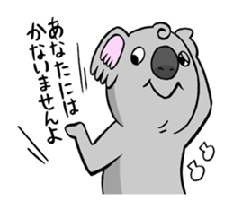 a modest koala sticker #10582713