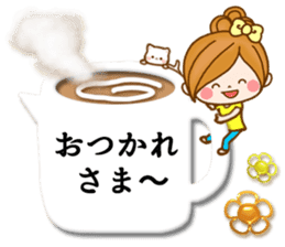 Leisurely a girlfriend11 Balloon sticker #10582775