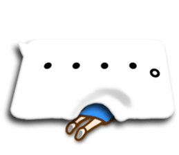 Leisurely a girlfriend11  Balloon sticker #10582783