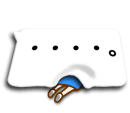 Leisurely a girlfriend11 Balloon sticker #10582783