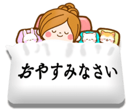 Leisurely a girlfriend11 Balloon sticker #10582797