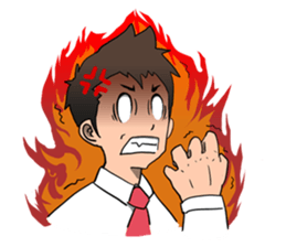 Salaryman life sticker #10582884