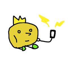 Potato prince sticker #10583023