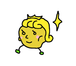 Potato prince sticker #10583032