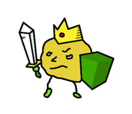 Potato prince sticker #10583033
